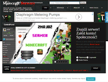 Tablet Screenshot of minecraft-serwery.com